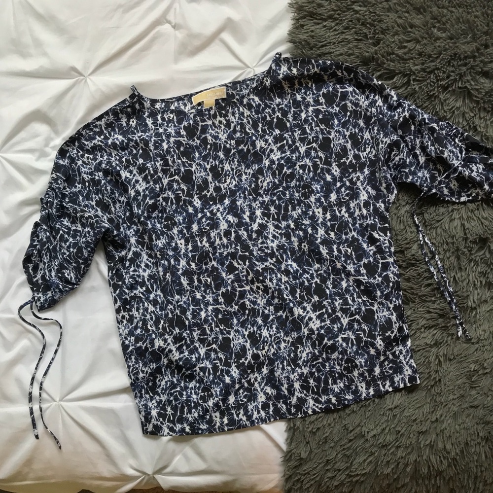 🌟MK COLD SHOULDER ROUCHED BLOUSE🌟